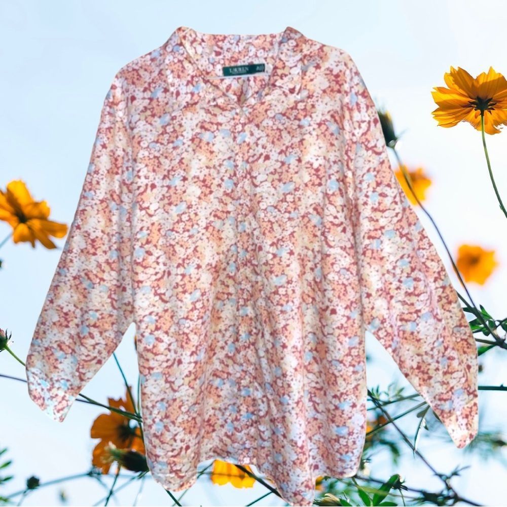 Lauren Ralph Lauren. Fall palette floral print.